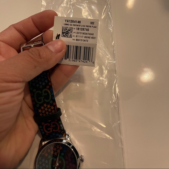 GUCCI Psychedelic G-Timeless Watch 38mm Unisex - Picture 12 of 14